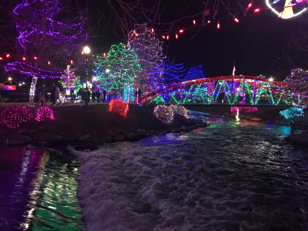 Indian Creek Plaza in Caldwell is one of many free Boise Christmas activities.