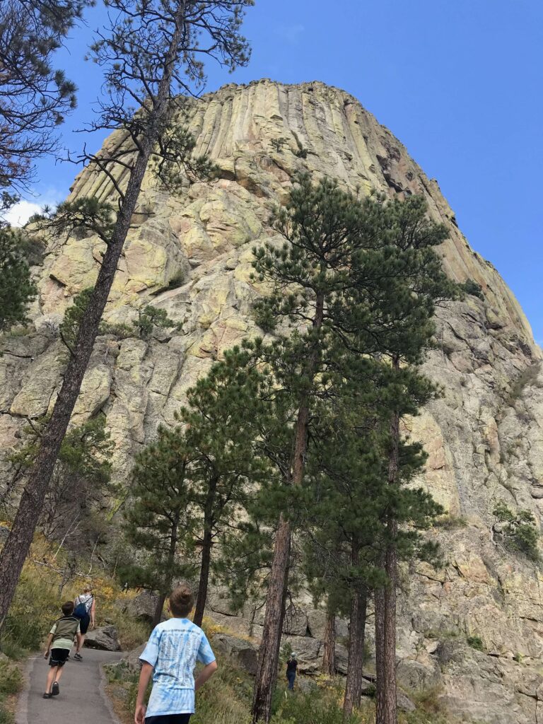 Trail around Devil's Tower