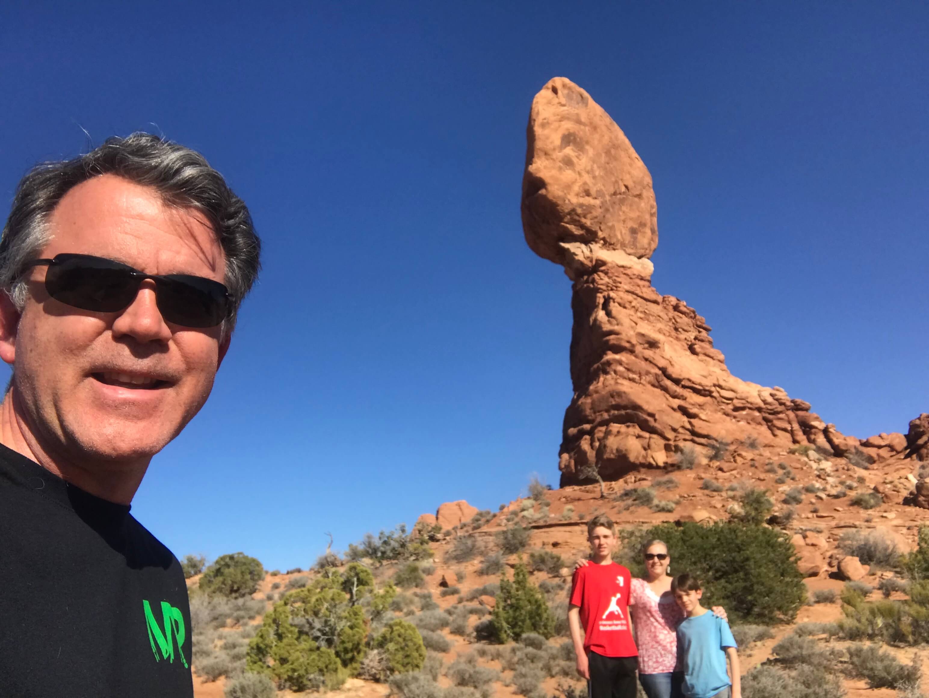 Family Hike at Balanced Rock